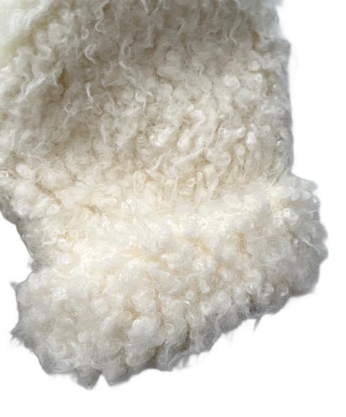 HER LIP TO（ハーリップトゥ）HER LIP TO (ハーリップトゥ) Royal Faux Fur Coat ホワイト サイズ:S 未使用品の古着・服飾アイテム