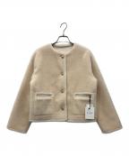 HER LIP TOハーリップトゥ）の古着「Lausanne Wool Short Coat」｜ピンク