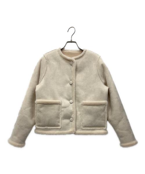 HER LIP TO（ハーリップトゥ）HER LIP TO (ハーリップトゥ) Lausanne Wool Short Coat ピンク サイズ:Sの古着・服飾アイテム