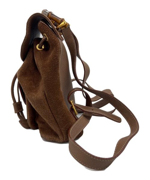 GUCCI（グッチ）GUCCI (グッチ) ミニリュック ブラウンの古着・服飾アイテム