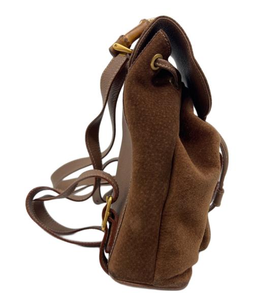 GUCCI（グッチ）GUCCI (グッチ) ミニリュック ブラウンの古着・服飾アイテム