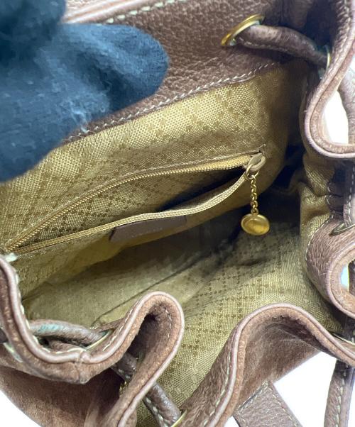 GUCCI（グッチ）GUCCI (グッチ) ミニリュック ブラウンの古着・服飾アイテム