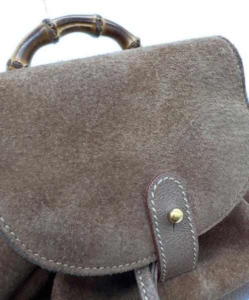 GUCCI（グッチ）GUCCI (グッチ) ミニリュック ブラウンの古着・服飾アイテム