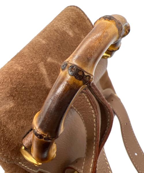 GUCCI（グッチ）GUCCI (グッチ) ミニリュック ブラウンの古着・服飾アイテム