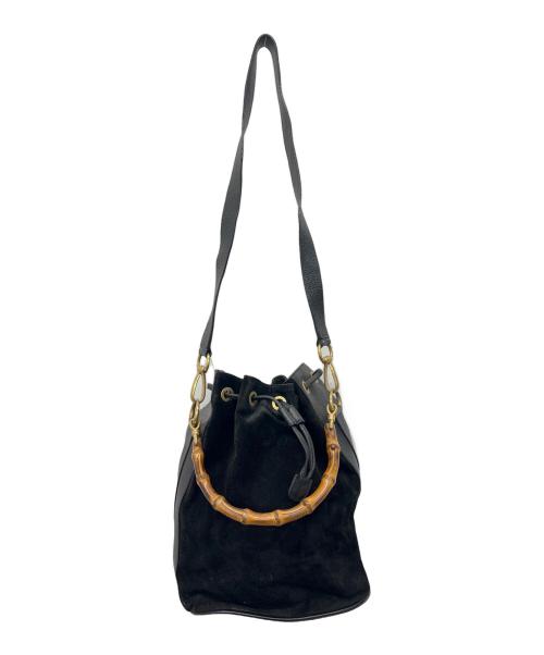 GUCCI（グッチ）GUCCI (グッチ) 2WAYバッグ ブラックの古着・服飾アイテム