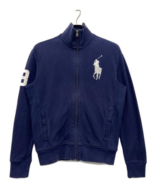 POLO RALPH LAUREN（ポロ・ラルフローレン）POLO RALPH LAUREN (ポロ・ラルフローレン) ジップアップスウェット ネイビー サイズ:Sの古着・服飾アイテム
