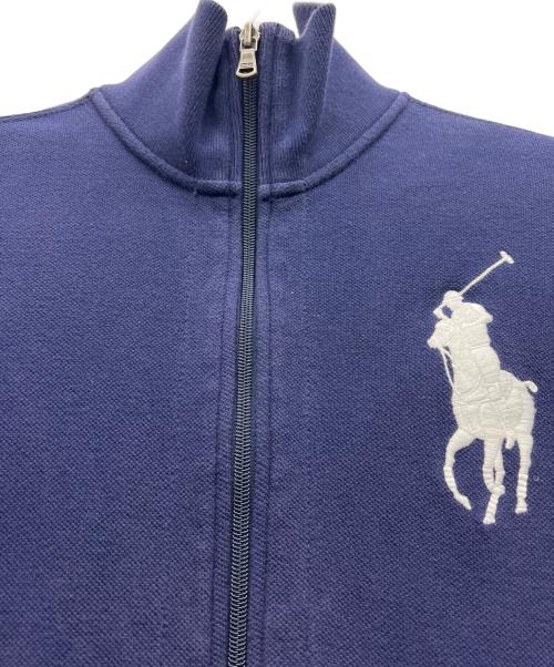 POLO RALPH LAUREN（ポロ・ラルフローレン）POLO RALPH LAUREN (ポロ・ラルフローレン) ジップアップスウェット ネイビー サイズ:Sの古着・服飾アイテム