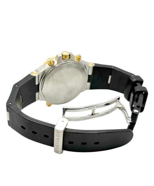 BVLGARI（ブルガリ）BVLGARI (ブルガリ) Diagono Professional GMT ディアゴノプロフェッショナル GMT 40mm GMT40C5SG グレー文字盤 サイズ:40mmの古着・服飾アイテム