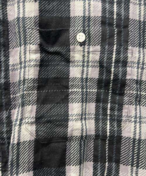 SUPREME（シュプリーム）SUPREME (シュプリーム) 長袖シャツ ブラック×グレー サイズ:Lの古着・服飾アイテム