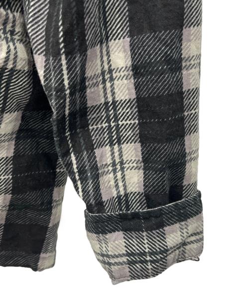 SUPREME（シュプリーム）SUPREME (シュプリーム) 長袖シャツ ブラック×グレー サイズ:Lの古着・服飾アイテム
