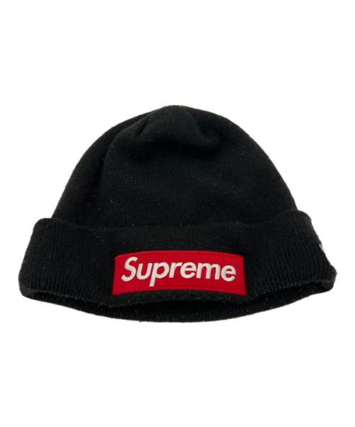 SUPREME（シュプリーム）SUPREME (シュプリーム) New Era (ニューエラ) ニット帽 ブラックの古着・服飾アイテム