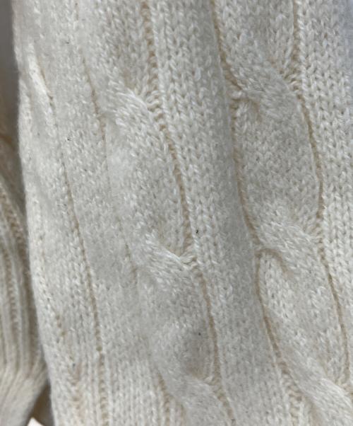 POLO RALPH LAUREN（ポロ・ラルフローレン）POLO RALPH LAUREN (ポロ・ラルフローレン) 薄手ニット ホワイト サイズ:Mの古着・服飾アイテム