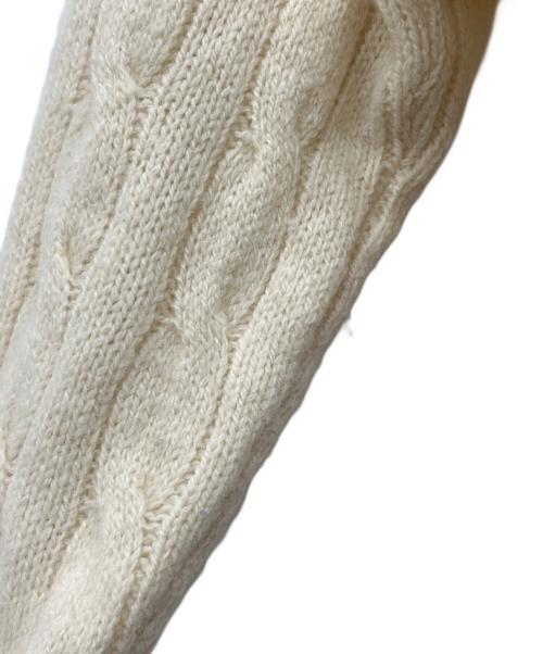 POLO RALPH LAUREN（ポロ・ラルフローレン）POLO RALPH LAUREN (ポロ・ラルフローレン) 薄手ニット ホワイト サイズ:Mの古着・服飾アイテム