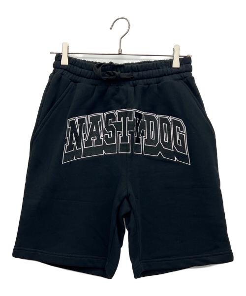 NASTY DOG（ナスティー ドッグ）NASTY DOG (ナスティー ドッグ) スウェットハーフパンツ ブラック サイズ:Mの古着・服飾アイテム