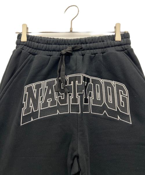 NASTY DOG（ナスティー ドッグ）NASTY DOG (ナスティー ドッグ) スウェットハーフパンツ ブラック サイズ:Mの古着・服飾アイテム