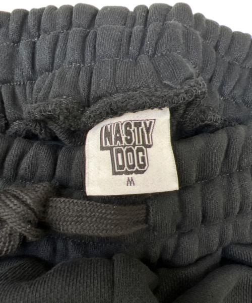 NASTY DOG（ナスティー ドッグ）NASTY DOG (ナスティー ドッグ) スウェットハーフパンツ ブラック サイズ:Mの古着・服飾アイテム