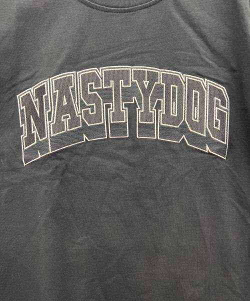 NASTY DOG（ナスティー ドッグ）NASTY DOG (ナスティー ドッグ) 半袖カットソー ブラック サイズ:Mの古着・服飾アイテム