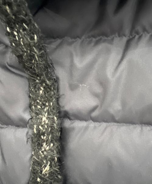 TO BE CHIC（トゥービーシック）TO BE CHIC (トゥービーシック) マイクロツイルピーチロングダウン ネイビー サイズ:40の古着・服飾アイテム