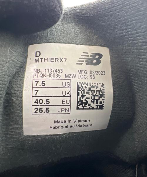 NEW BALANCE（ニューバランス）NEW BALANCE (ニューバランス) Fresh Foam X Hierro v7 GTX ブラック×オレンジ サイズ:25.5の古着・服飾アイテム