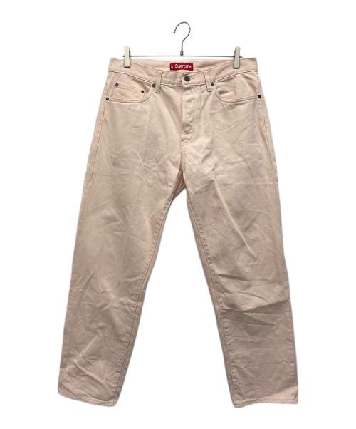 SUPREME（シュプリーム）SUPREME (シュプリーム) レギュラージーンズ ピンク サイズ:32の古着・服飾アイテム
