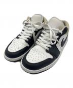 NIKEナイキ）の古着「ローカットスニーカー」｜ホワイト×ベージュ