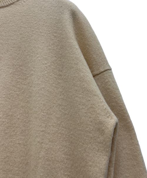 FRAMeWORK（フレームワーク）FRAMeWORK (フレームワーク) バックボタンカシミヤニット ベージュ サイズ:Fの古着・服飾アイテム