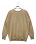 FRAMeWORK（フレームワーク）の古着「バックボタンカシミヤニット」｜ベージュ