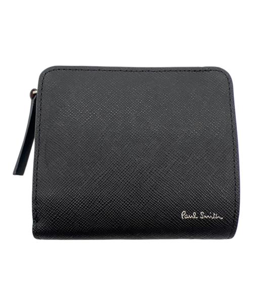PAUL SMITH（ポールスミス）PAUL SMITH (ポールスミス) 2つ折り財布 ブラックの古着・服飾アイテム