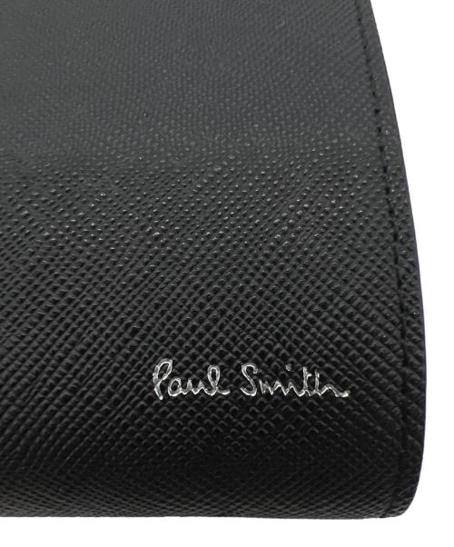 PAUL SMITH（ポールスミス）PAUL SMITH (ポールスミス) 2つ折り財布 ブラックの古着・服飾アイテム