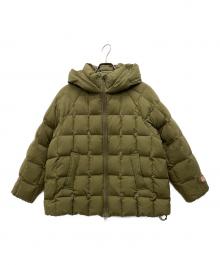 DANTON（ダントン）の古着「MIDDLE DOWN HOODED JACKET」｜オリーブ