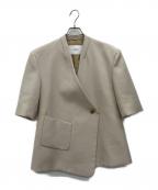 IIROTイロット）の古着「ミドルスリーブウールジャケット」｜ベージュ