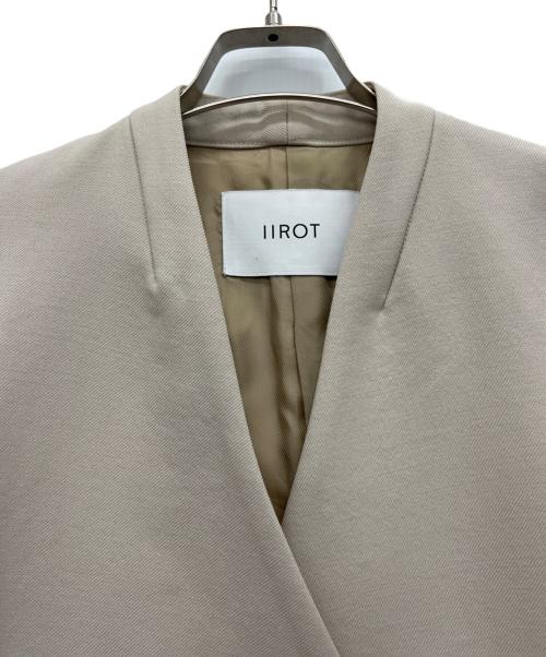IIROT（イロット）IIROT (イロット) ミドルスリーブウールジャケット ベージュ サイズ:38の古着・服飾アイテム
