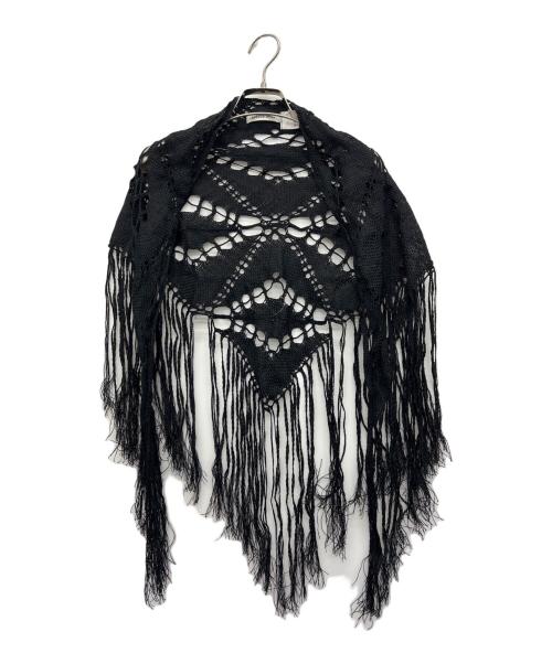 ASAUCE MELER（アソースメレ）ASAUCE MELER (アソースメレ) ギマコットントライアングルレースストールの古着・服飾アイテム