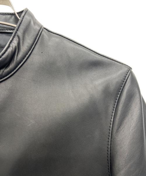 Collective（コレクティブ）Collective (コレクティブ) レザーシングルライダースジャケット ブラック サイズ:Sの古着・服飾アイテム