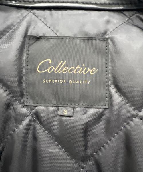 Collective（コレクティブ）Collective (コレクティブ) レザーシングルライダースジャケット ブラック サイズ:Sの古着・服飾アイテム