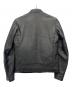 Collective (コレクティブ) レザーシングルライダースジャケット ブラック サイズ:S：4000円