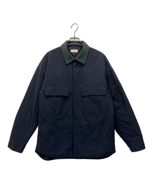 eN ROUTE（アンルート）eN ROUTE (アンルート) コーデュロイカラーナイロンキルティングブルゾン ネイビー サイズ:3の古着・服飾アイテム