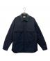 eN ROUTE（アンルート）の古着「コーデュロイカラーナイロンキルティングブルゾン」｜ネイビー