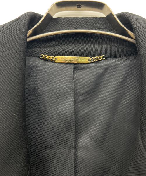 DOLCE & GABBANA（ドルチェ＆ガッバーナ）DOLCE & GABBANA (ドルチェ＆ガッバーナ) Pコート ブラック サイズ:48の古着・服飾アイテム