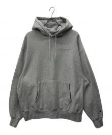 Champion REVERSE WEAVE（チャンピオン リバース ウィーブ）の古着「プルオーバーパーカー」｜グレー