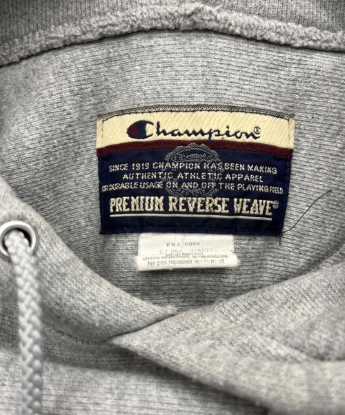 Champion REVERSE WEAVE（チャンピオン リバース ウィーブ）Champion REVERSE WEAVE (チャンピオン リバース ウィーブ) プルオーバーパーカー グレー サイズ:XLの古着・服飾アイテム