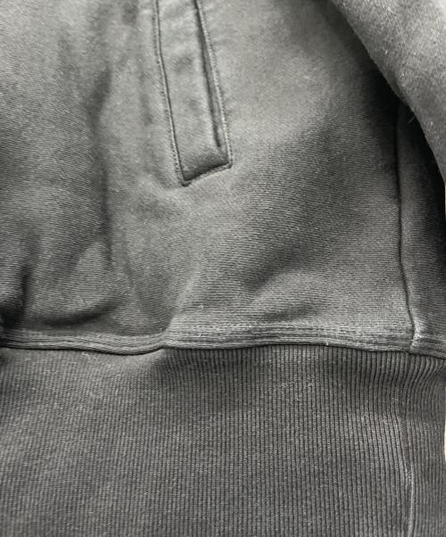 stussy（ステューシー）stussy (ステューシー) ハーフジップスウェット ブラック サイズ:Mの古着・服飾アイテム