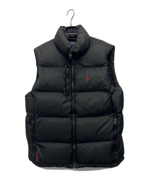 POLO RALPH LAUREN（ポロ・ラルフローレン）POLO RALPH LAUREN (ポロ・ラルフローレン) ダウンベスト ブラック サイズ:Mの古着・服飾アイテム