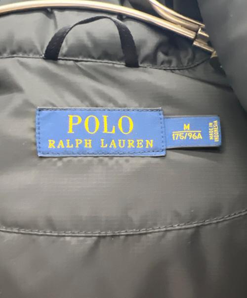 POLO RALPH LAUREN（ポロ・ラルフローレン）POLO RALPH LAUREN (ポロ・ラルフローレン) ダウンベスト ブラック サイズ:Mの古着・服飾アイテム