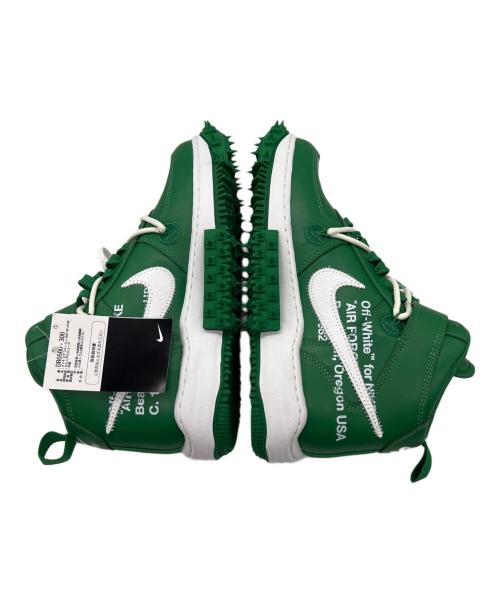 NIKE（ナイキ）NIKE (ナイキ) OFFWHITE (オフホワイト) ハイカットスニーカー グリーン サイズ:9 未使用品の古着・服飾アイテム