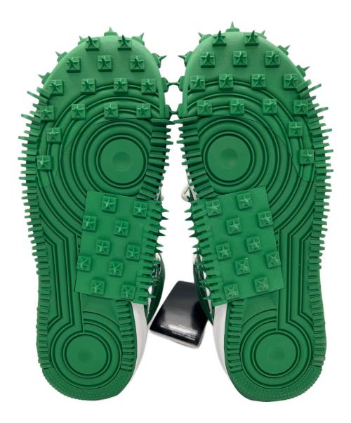 NIKE（ナイキ）NIKE (ナイキ) OFFWHITE (オフホワイト) ハイカットスニーカー グリーン サイズ:9 未使用品の古着・服飾アイテム