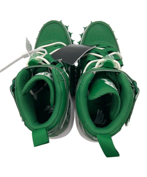 NIKE（ナイキ）NIKE (ナイキ) OFFWHITE (オフホワイト) ハイカットスニーカー グリーン サイズ:9 未使用品の古着・服飾アイテム