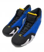 NIKEナイキ）の古着「ハイカットスニーカー」｜ブルー×ブラック