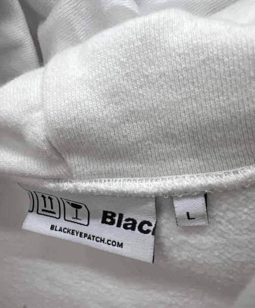 BlackEyePatch（ブラックアイパッチ）BlackEyePatch (ブラックアイパッチ) パーカー ホワイト サイズ:Lの古着・服飾アイテム