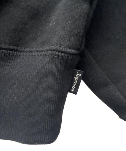 SUPREME（シュプリーム）SUPREME (シュプリーム) satin applique hooded sweatshirt ブラック サイズ:Sの古着・服飾アイテム